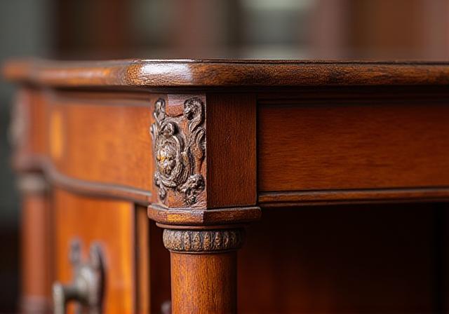 Restauración de mueble antiguo patrimonial